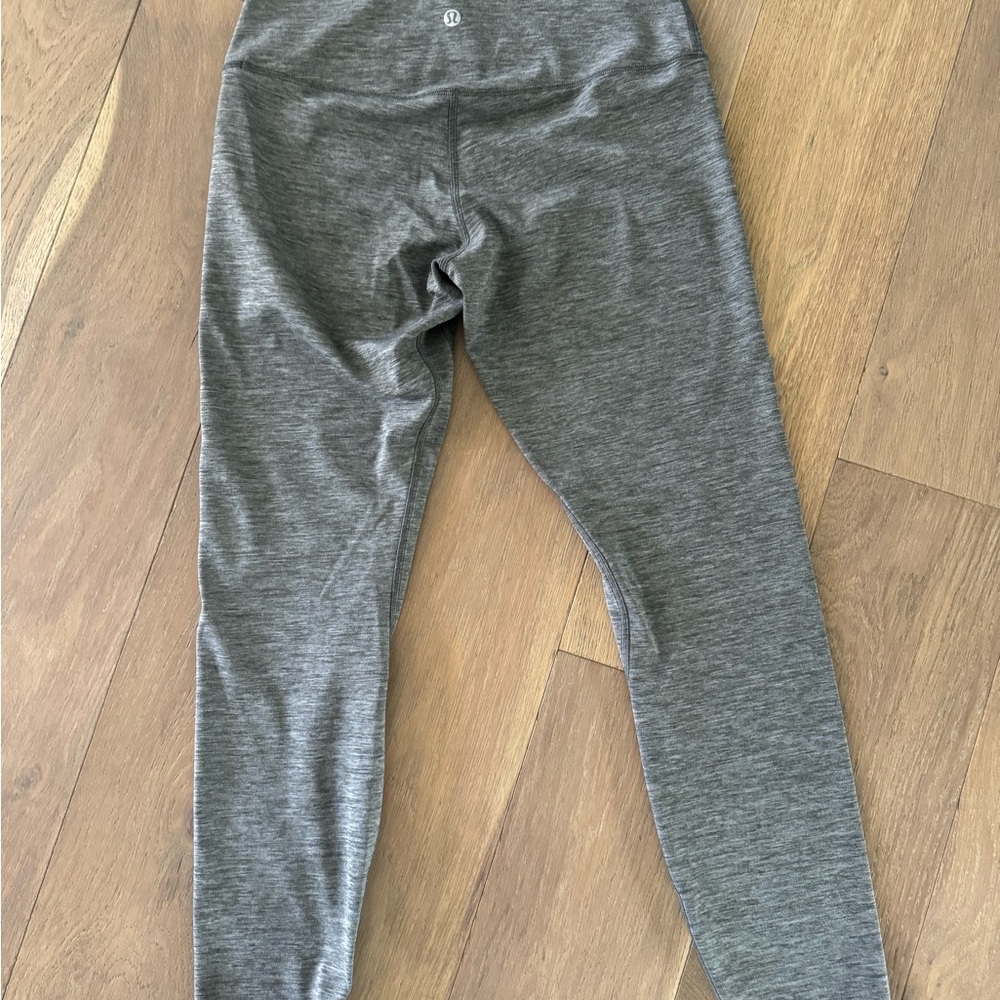 Lululemon Align, HR, sz8, 25 inch, heathered graphite grey. - Picture 3 of 5